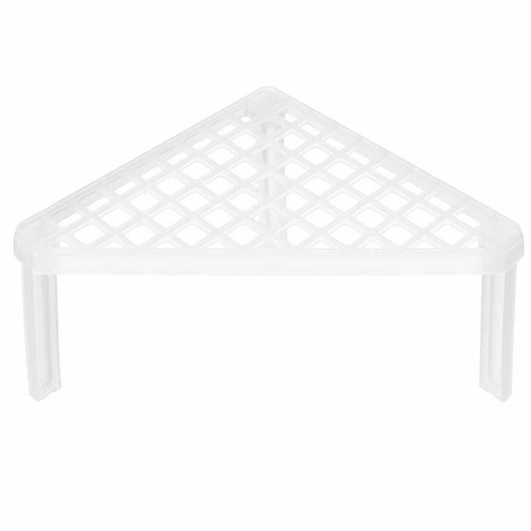 Подставка кухонная угловая пластмассовая 25,3х25,3х15см, прозрачный, Phibo 434279401