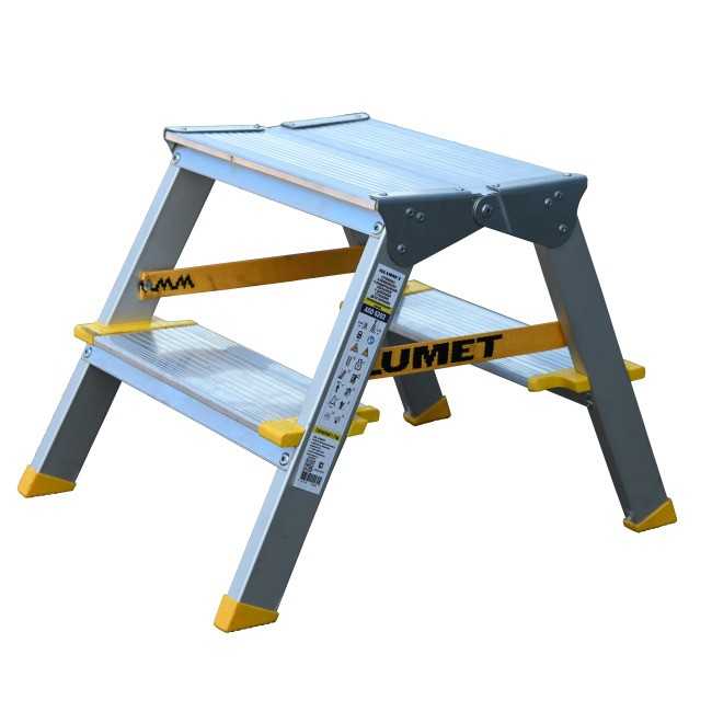 Стремянка 2 ступени ALUMET ASD 5202