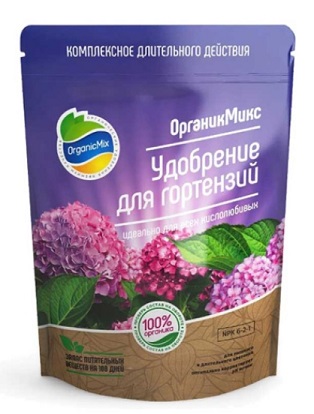 Удобрение для гортензий ОрганикМикс 800г