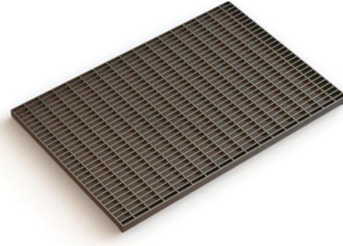 Решетка водоприемная стальная 390х590мм (ячейка 33х11) ECOTECK П9РШ0001