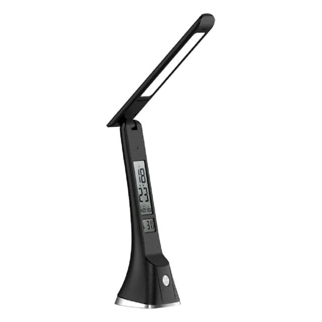 Светильник настольный Ultraflash KD-821 C02 LED кожа черный