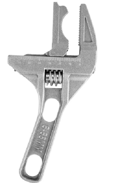 Ключ разводной 6-68 мм с укороченной ручкой, VIRA 311007