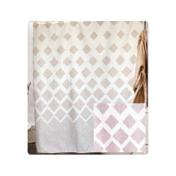 Занавеска для ванной 180х200 см Miranda Ibiza сиреневый