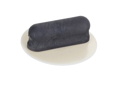 Кельма пластиковая круглая, белая, 100х3 мм, STMDECOR RSL33-1W