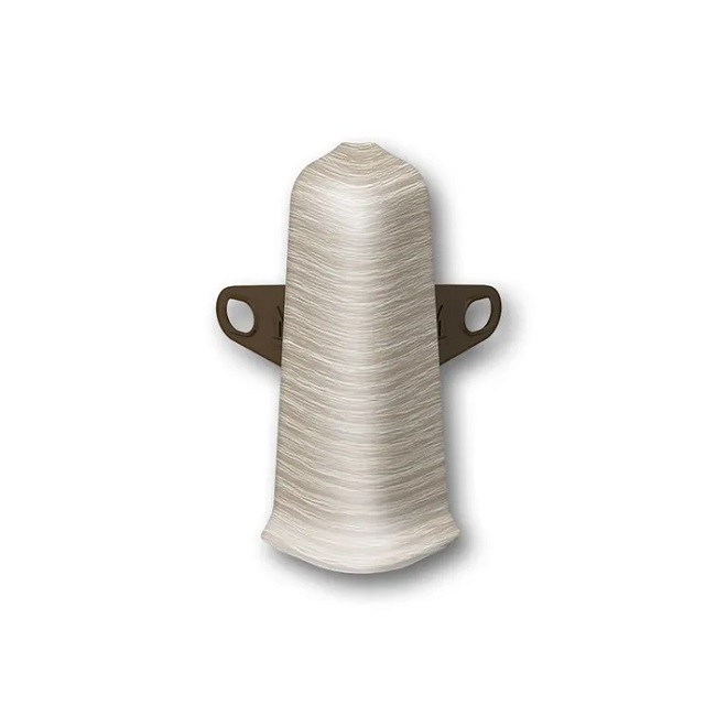 Угол наружный для плинтуса 70 мм 361 Акация Деконика