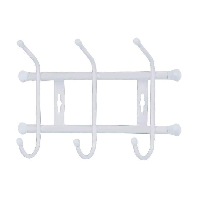 Вешалка настенная металлическая 6 крючков NIKA ВН3МС