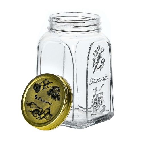 Банка стеклянная для сыпучих продуктов 1000 мл, Pasabahce 80385SLB