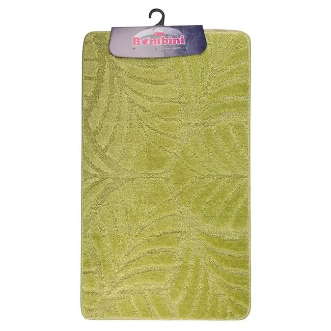 Комплект ковриков для ванной One Color 60х100см, 60х50см зеленый Bombini GREEN CLT 202022