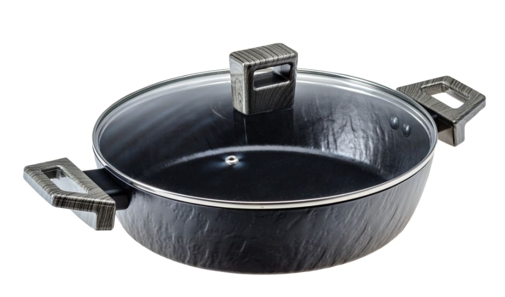 ЖАРОВНЯ алюминиевая Rockstone с антипригарным покрытием с крышкой 3 л/26 см (арт. BB102473, код 288632)