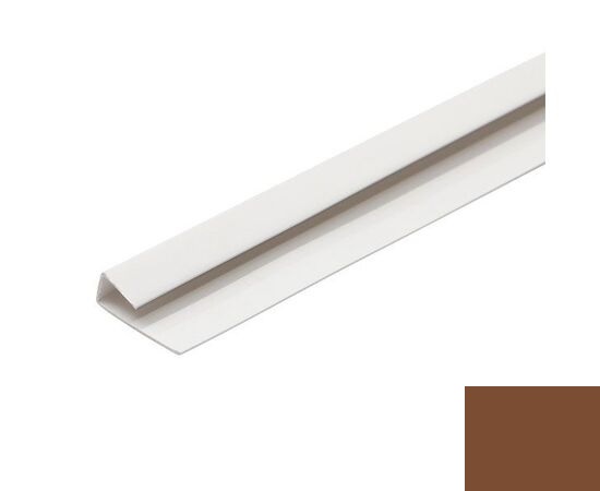 Стартовый профиль коричневый (7мм) SANRELIA Снежана 3м