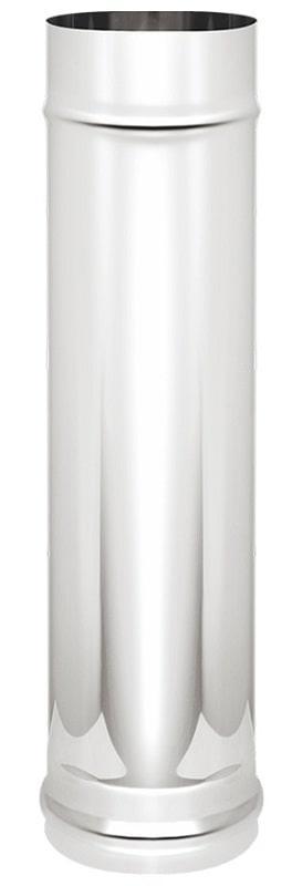 Труба для дымохода (нерж.) 1 м, 115 мм, 0.8 мм Везувий