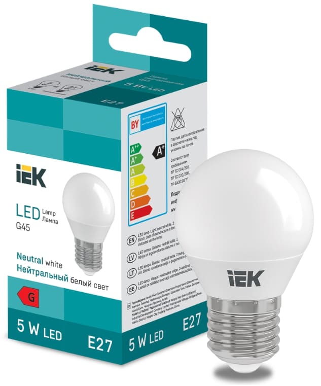 Лампа светодиодная LED LL-I-G45-7-230-30-E14 600 lm