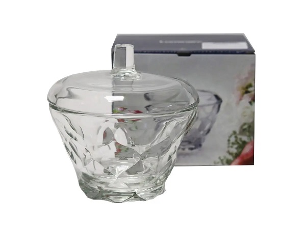 Сахарница стеклянная 