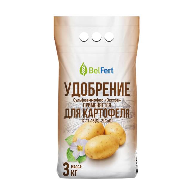 Удобрение для картофеля Сульфоаммофос Экстра 17-17-16 3 кг BELFERT