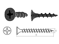 Саморез 3.5x25 мм для гипсокартона, крупный шаг (весовой)