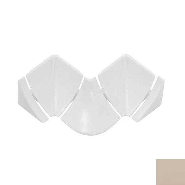 Набор комплектующих к плинтусу для столешницы Бежевый Глянцевый/012-0 Идеал