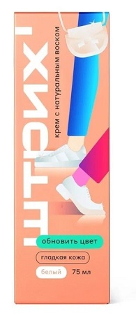 Крем для обуви, белый, 75мл ШТРИХ