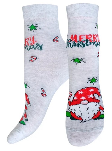 Носки детские 3079 рис.8042 св.серый меланж, Брестский чулочный комбинат