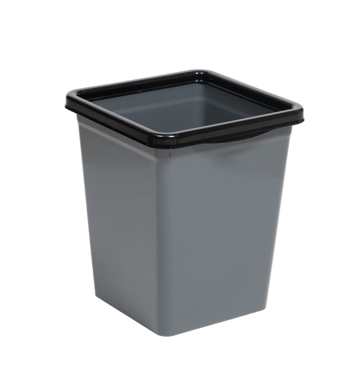 Ведро для мусора с фиксатором 14л (бирюзово-синий/серый), Виолет, 941455