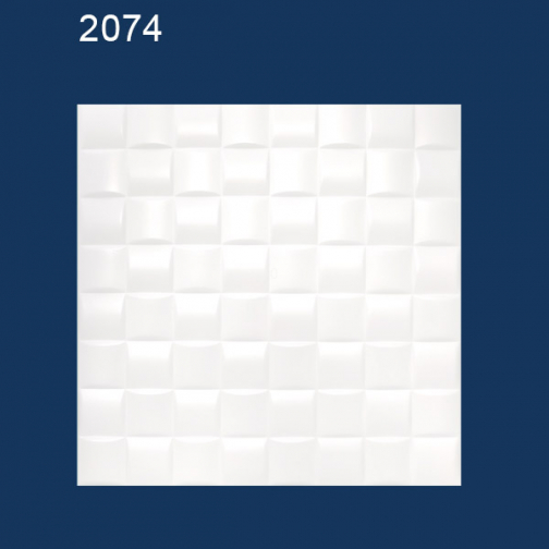 Плита потолочная экструдированная, 50x50 см (в упаковке 2 м2), Solid С2074