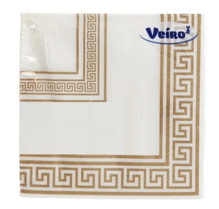 Салфетки столовые 33х33 см Veiro Linia 20 листов