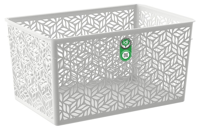 Корзинка универсальная Linden 6,7л, 290х190х150мм (светло-серый), Idiland 221313421/03