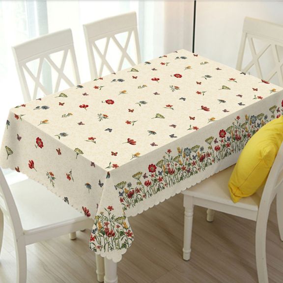 Скатерть на тканевой основе PW195-R654 137см DECOLINE