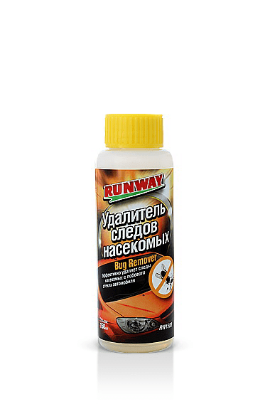 Очиститель следов от насекомых 150мл RW1508 RUNWAY