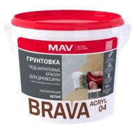 Грунтовка по дереву BRAVA ACRYL 04 под акриловые краски (ВД-АК-04) белый SP MAV