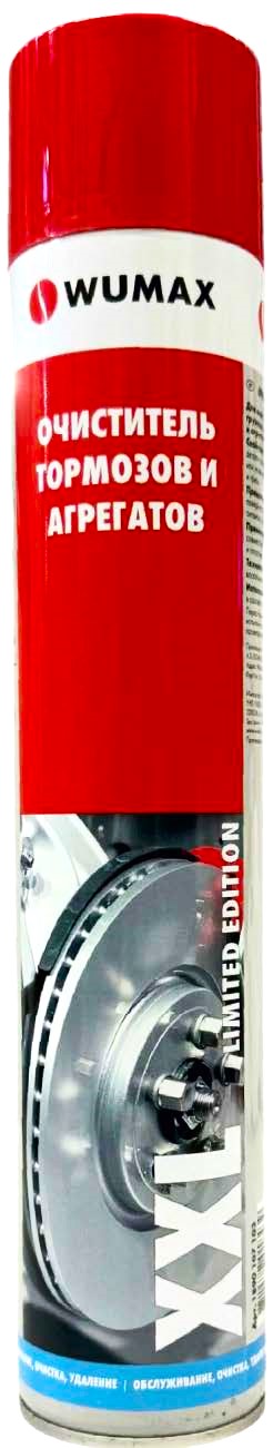 Очиститель тормозных механизмов, универсальный, 1000 мл., WUMAX