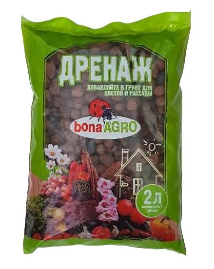 Дренаж керамзитовый bonaAGRO крупный фр.10-16, 2л