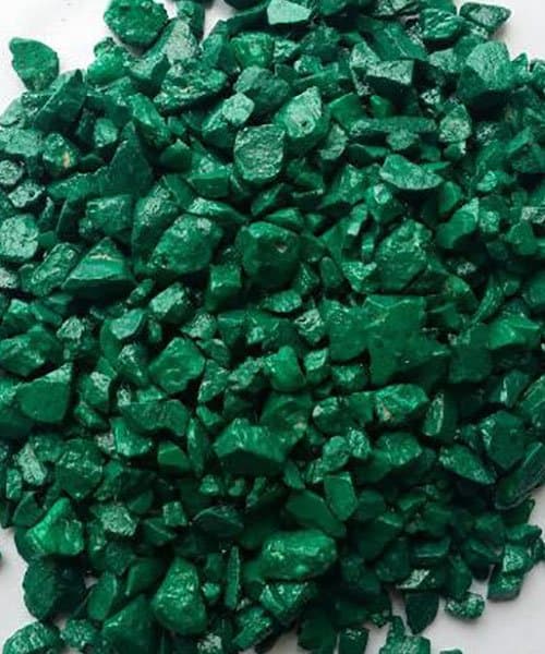 Цветная мраморная крошка,зелёная