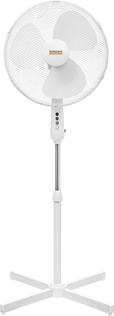 Вентилятор напольный Sundays Home RD-40A (белый)