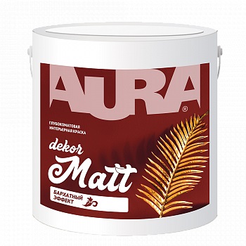Краска интерьерная Dekormatt Aura