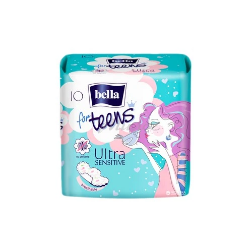 Прокладки гигиенические женские BELLA for Teens Ultra Sensitive (10 штук)