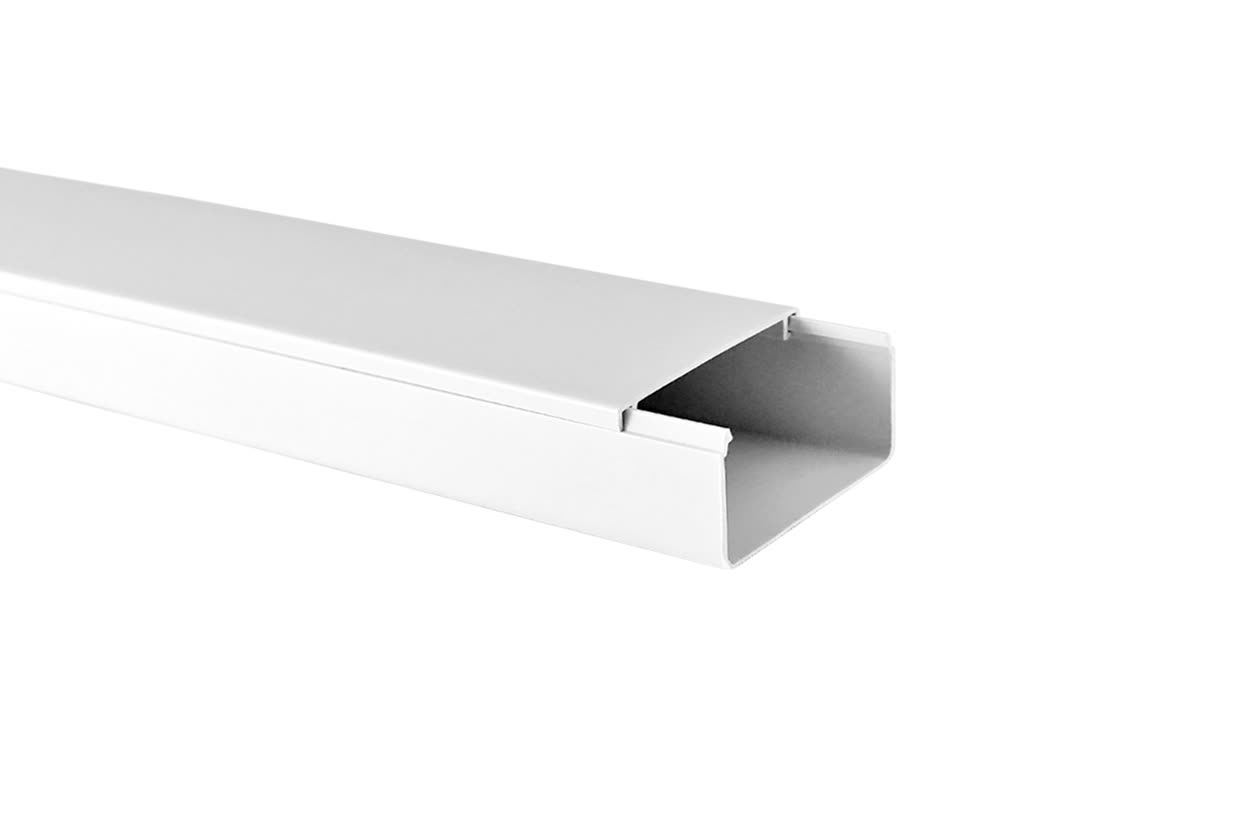 Кабель-канал 100х40 мм 2м, белый, TDM SQ0408-0514
