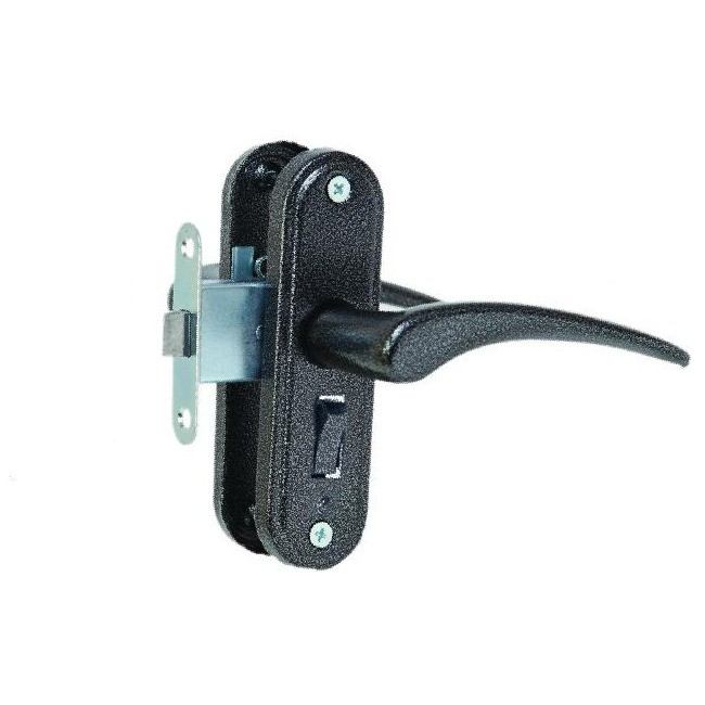 Ручка защелка правая антик серебро ВолМет ЗЩ1Д-5-07-20/1.2-1