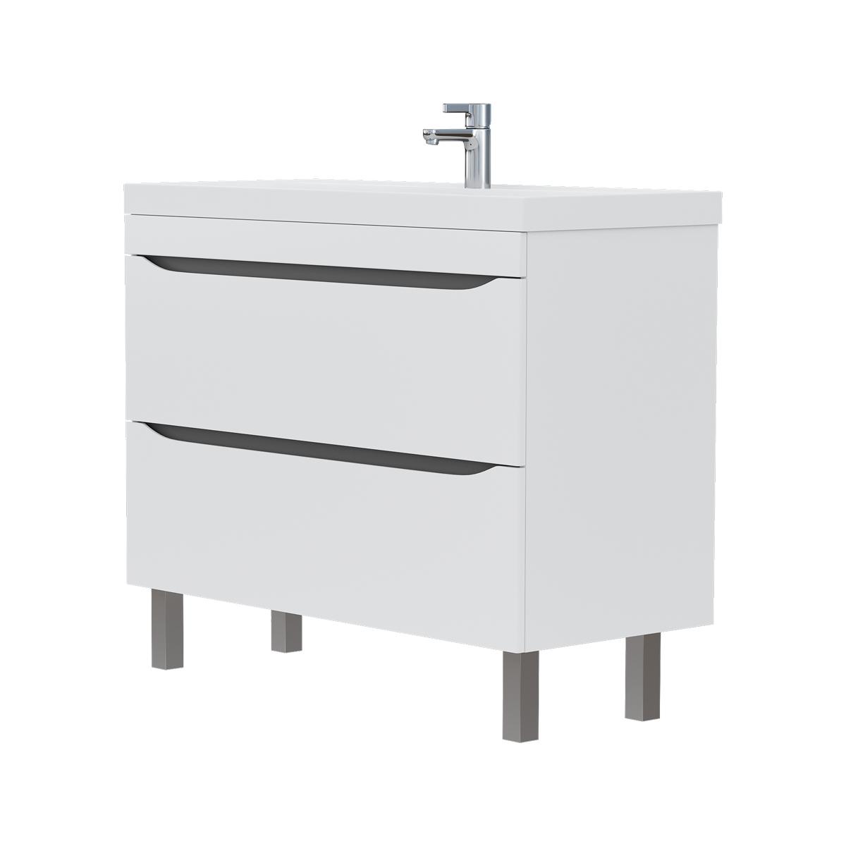 Тумба напольная Prime 100.2Y Volna с умывальником 78857 (100)