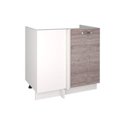 Шкаф под мойку угловой ALESIA Anrex 1D/80-F1 (фасад Дуб Анкона)