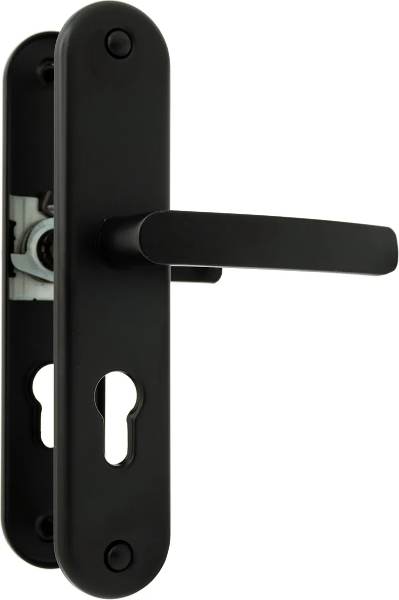 Ручка дверная на планке 72 мм черная  LOCKit A2526S078