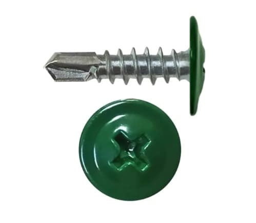 Саморез прессшайба ПШС 4,2х16 RAL 6005 DAXMER