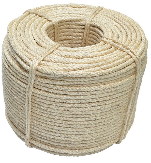 Канат джутовый отбеленный 6 мм