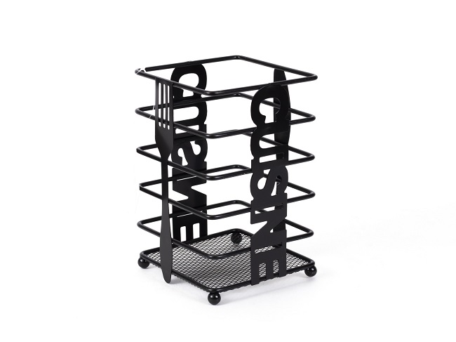 Подставка для столовых приборов металлическая 10x10x16 см, 25558682