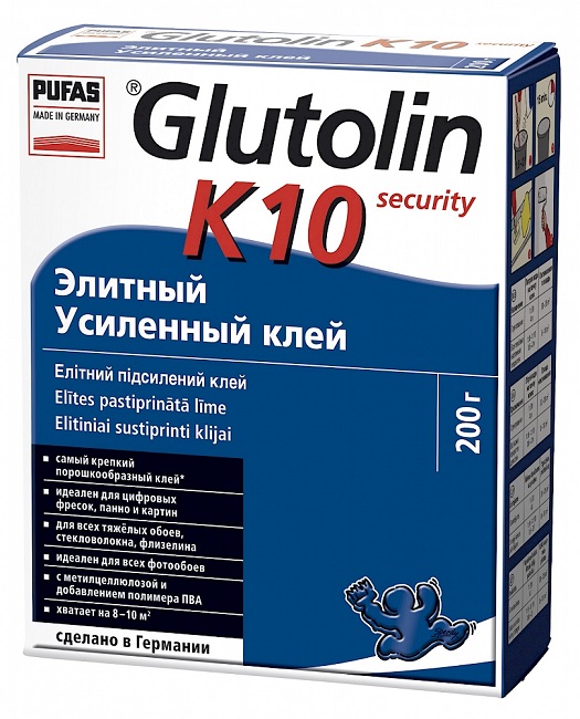 Клей обойный Pufas Glutolin K-10 усиленный, 200г