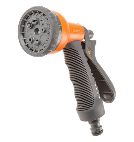 Пистолет-распылитель 8-позиций с мягкой ручкой  ST6010-04 STARTUL GARDEN 
