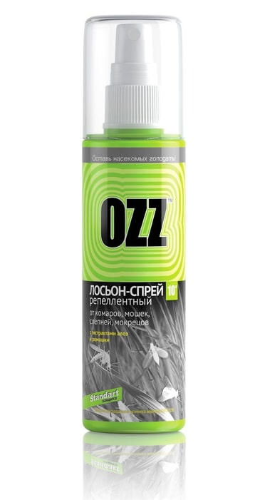 Лосьон-спрей репеллентный 100 мл ОZZ-10