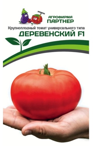 Томат ДЕРЕВЕНСКИЙ F1 (10шт) 2-ной пак Агрофирма Партнер