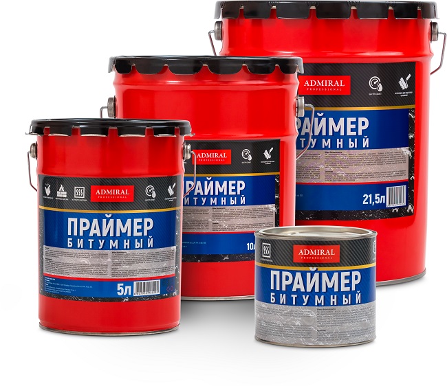 Праймер битумный ADMIRAL Professional 9 кг (10 л)