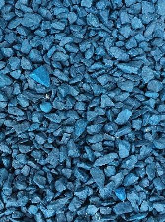 Щебень синий декоративный (мраморный), 20кг