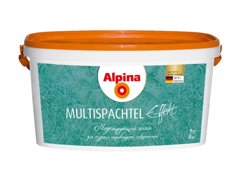 Декоративное покрытие 8 кг. Effect Effekt Multispachtel Alpina